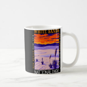 White Sands National Park New Mexico Distressed Vi Coffee Mug
