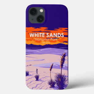 White Sands National Park New Mexico Vintage  iPhone 13 Case