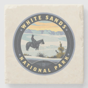 White Sands National Park Stone Coaster