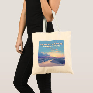 White Sands National Park Sunset Dunes New Mexico Tote Bag