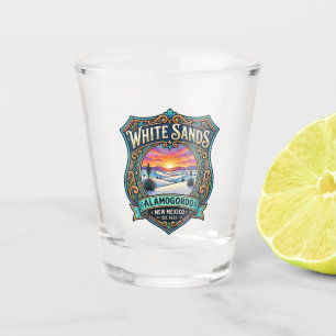 White Sands National Park USA Shot Glass