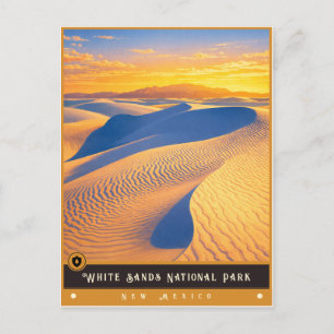 White Sands National Park   Vintage Postcard