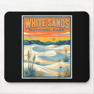 White Sands New Mexico National Park Outdoors Mouse Pad