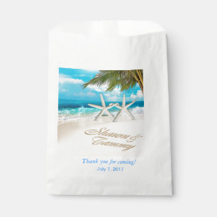 White Sands Starfish Beach Wedding Favour Bag