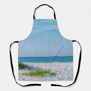 White Sandy Beach Florida Coastline Apron