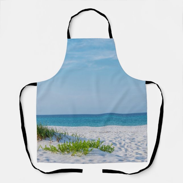 White Sandy Beach Florida Coastline Apron (Front)