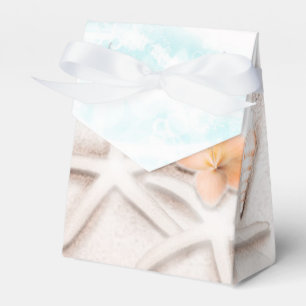 White Sandy Beach Starfish Blue Ocean Tropical Favour Box