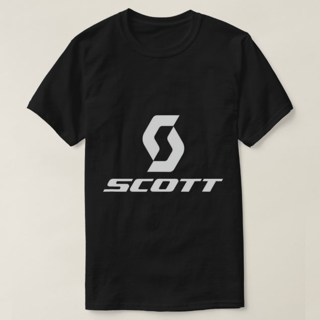 White Scott Bikes Logo T-Shirt (Design Front)