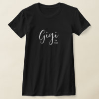 White Script Gigi Established 