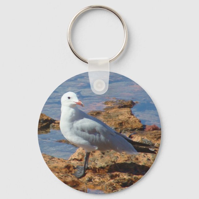 White Seagull - Keychain (Front)
