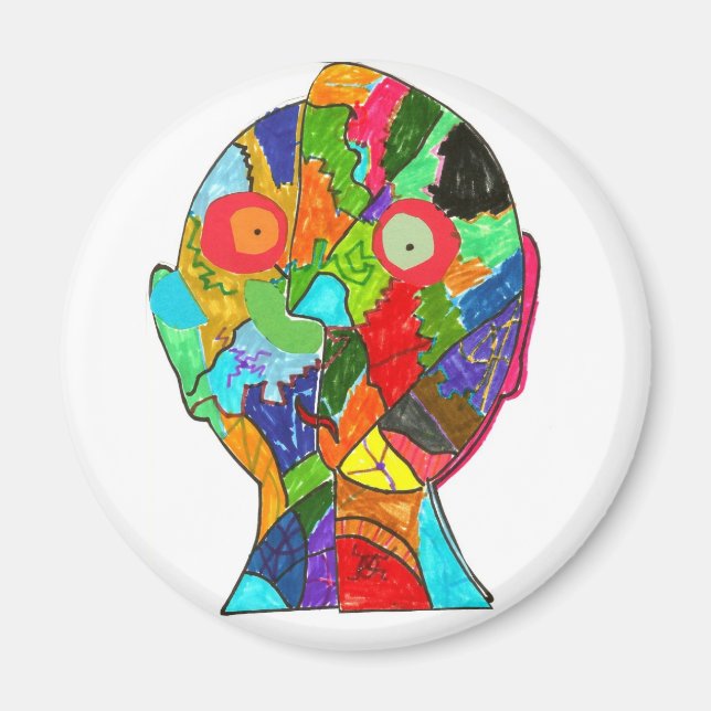 white-seans magnet (Front)