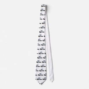 White Semi Tractor Trailer Tie