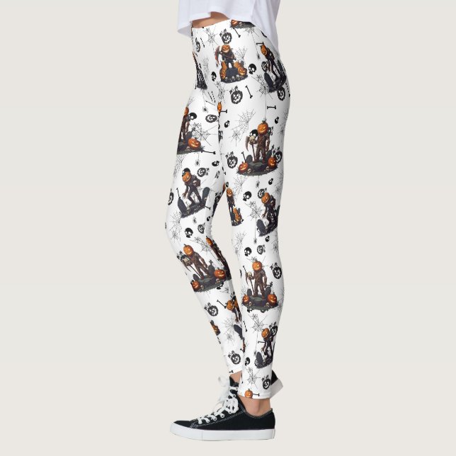 ⚪ WHITE SET – Kid’s Leggings (Left)