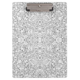 White Shapes Clipboard