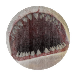 White shark mouth cutting board