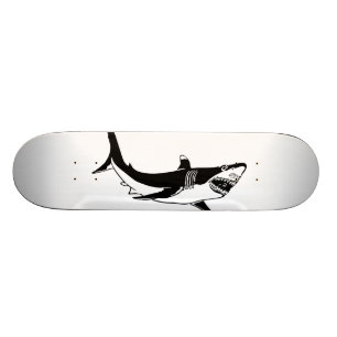 white-shark wild skateboard