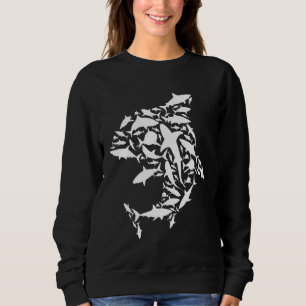White Sharks Marine Biologist Shark Science Sweatshirt