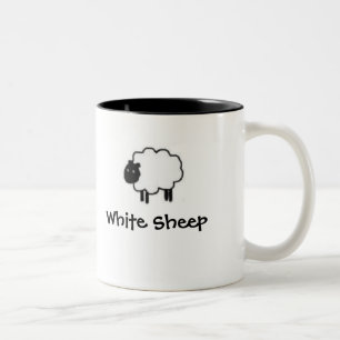 White Sheep Black Sheep 15 oz. mug