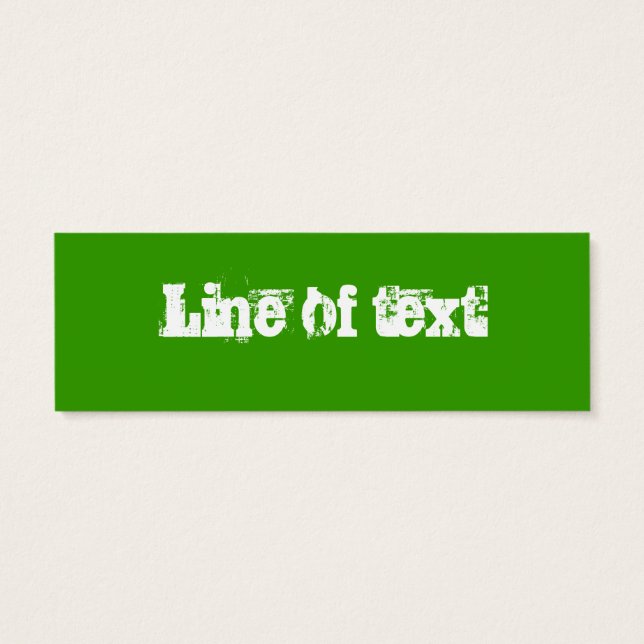 White Sheep Bookmark (Back)