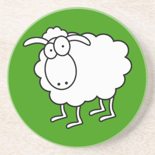 White Sheep Coaster