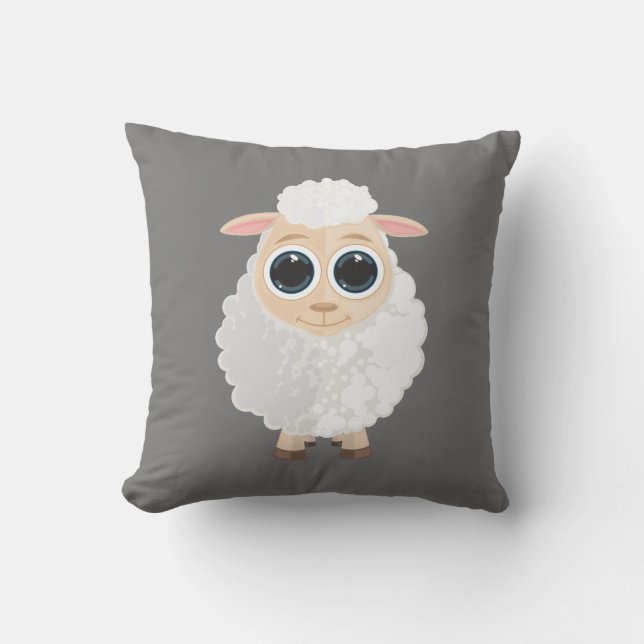 White Sheep  Cushion (Front)