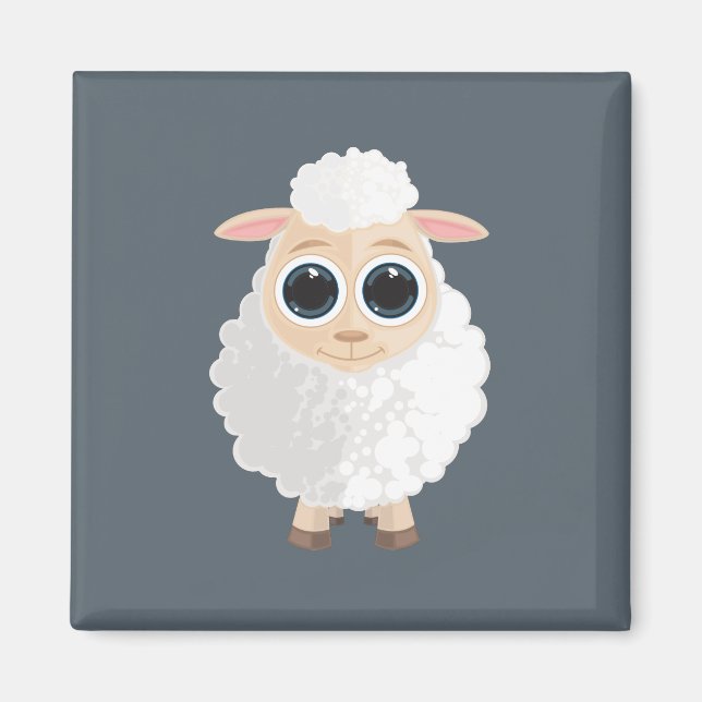 White Sheep Magnet (Front)