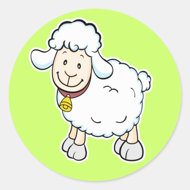 White Sheep sticker (Front)