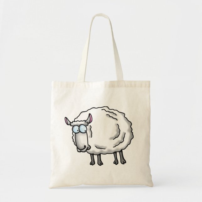 White sheep tote bag (Front)
