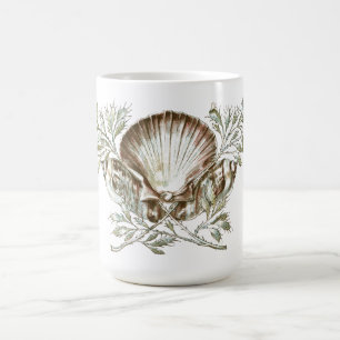White Shell Coffee Mug