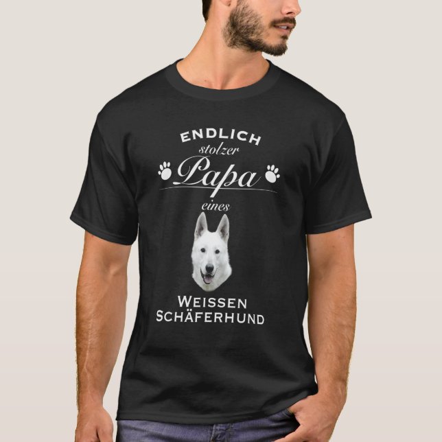 White Shepherd  White Shepherd Shepherd T-Shirt (Front)