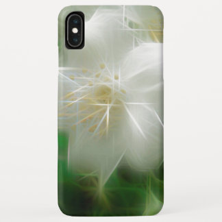 White Shiny Jasmine iPhone XS Max Case