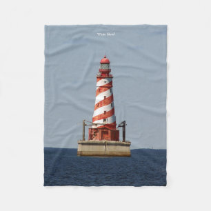 White Shoal fleece Blanket