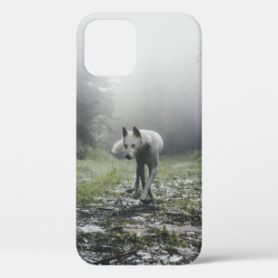 White Siberian Husky iPhone 12 Case