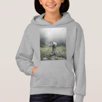 White Siberian Husky Hoodie