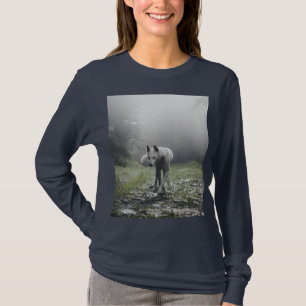 White Siberian Husky T-Shirt
