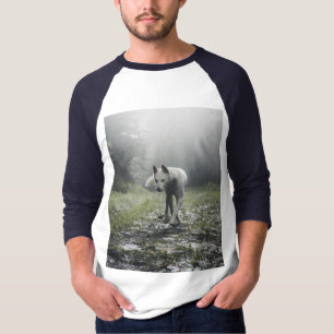 White Siberian Husky T-Shirt