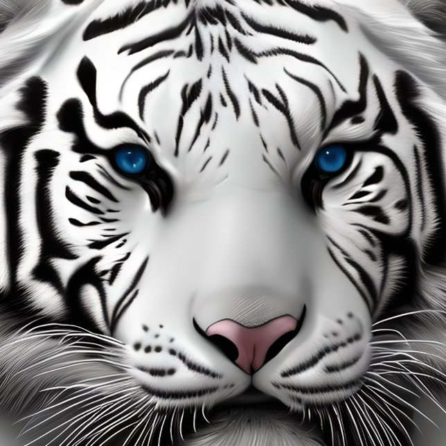 White Siberian Tiger Jigsaw Puzzle (Creator Uploaded)