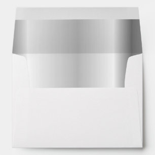 White Silver Inner Envelope
