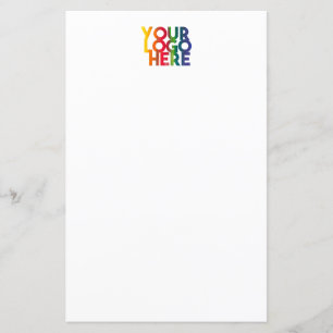 White Simple Business Logo Letterhead
