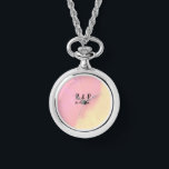 white simple minimal text style wedding pink yello watch<br><div class="desc">design</div>