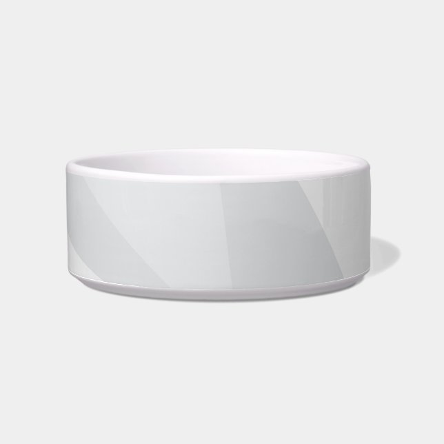 White, simple, modern, urban, cool, trendy pattern bowl (Front)
