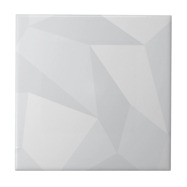 White, simple, modern, urban, cool, trendy pattern ceramic tile (Front)