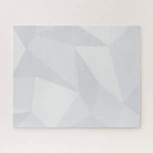 White, simple, modern, urban, cool, trendy pattern jigsaw puzzle