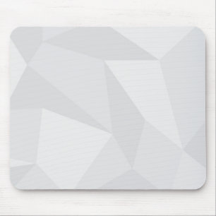 White, simple, modern, urban, cool, trendy pattern mouse pad
