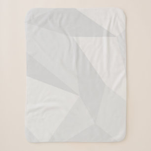 White, simple, modern, urban, cool, trendy pattern sherpa blanket