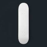 White Skateboard<br><div class="desc">White Colour Skateboard. Plain white skate deck. Solid colour white</div>