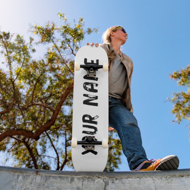 White Skateboard (Outdoor 1)