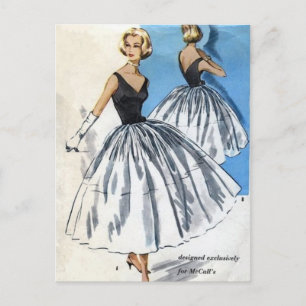 White Skirt Postcard