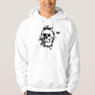 white skull hoodie