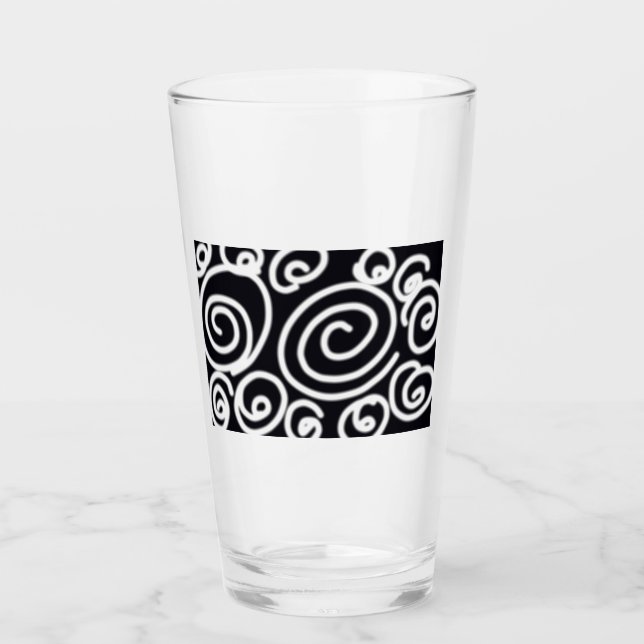 white snails glass (Front)